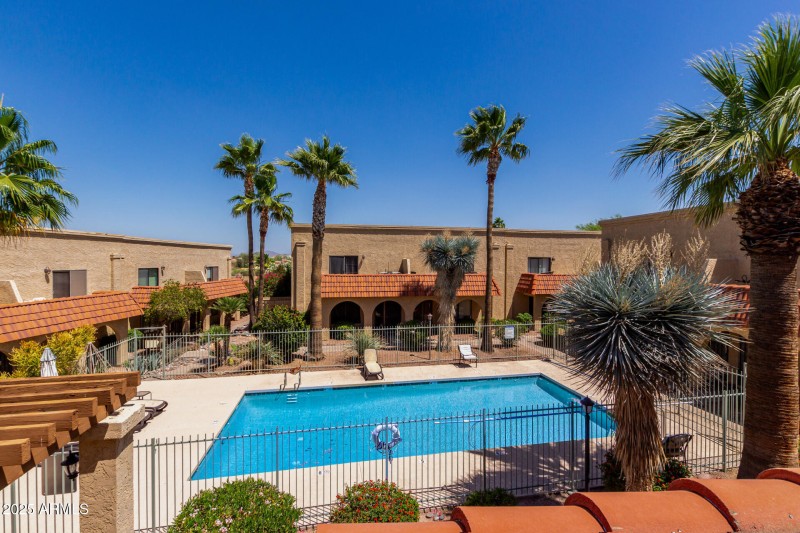 EAST VIEW OF POOL