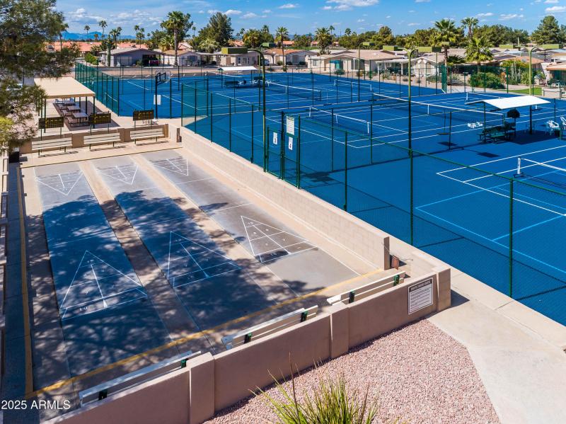 44.0 Shuffle Board and Tennis-Pickleball
