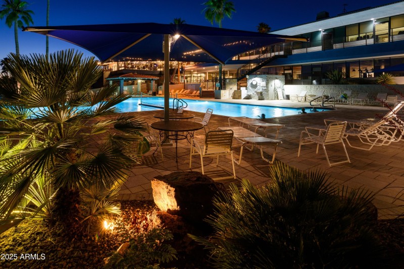 63.0 Pool at Night