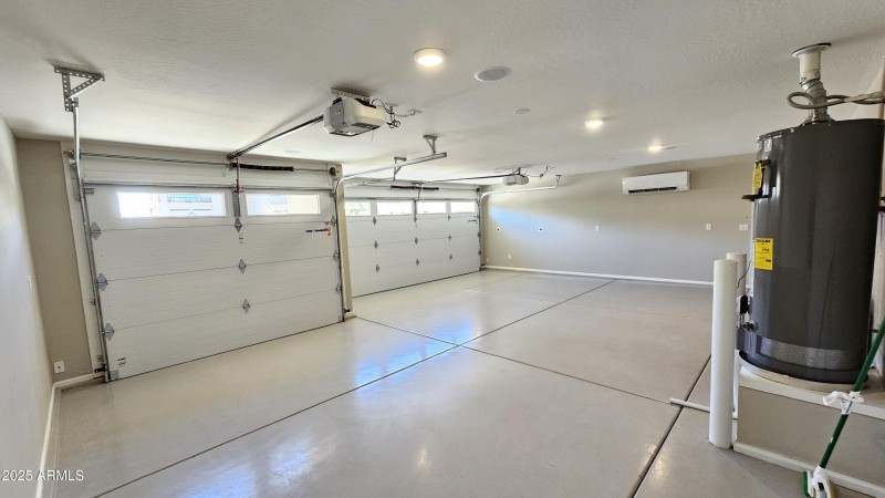 Full 3 car garage