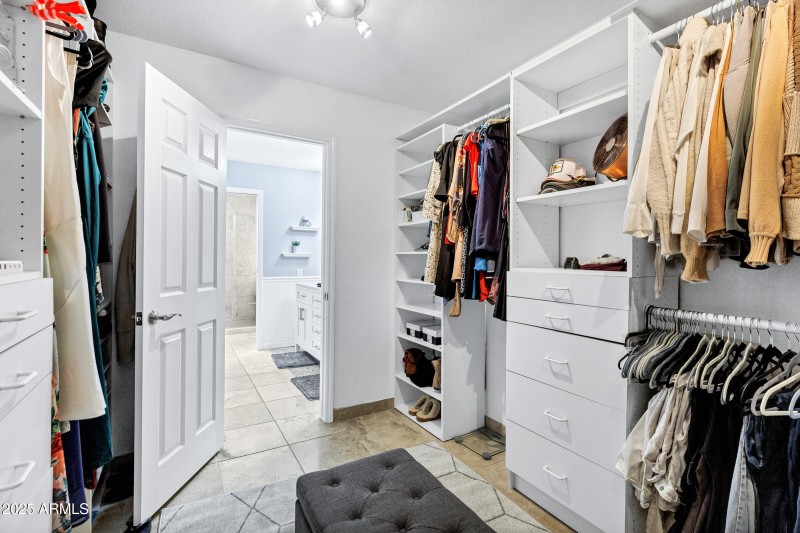 Large Walk-In Closet in Primary