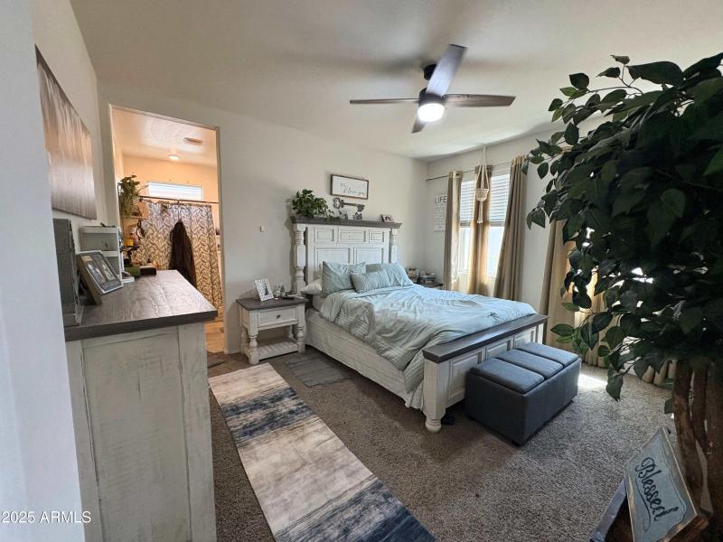 Primary bedroom view