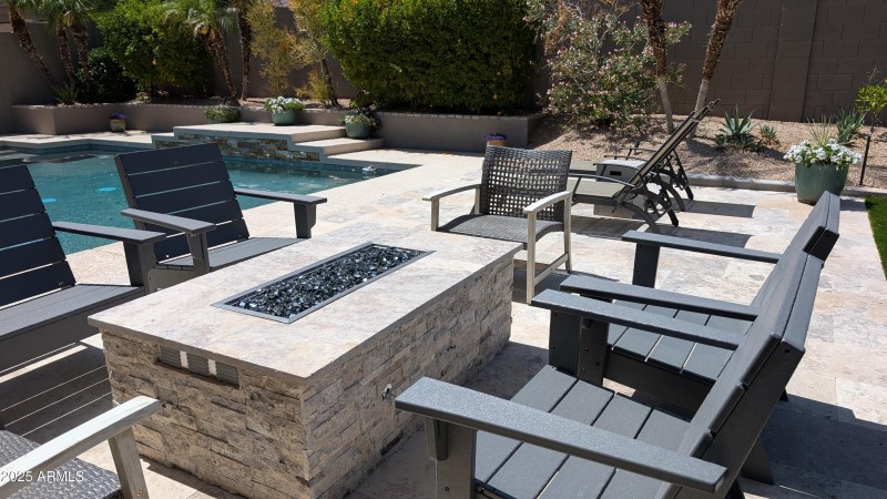 Enjoy Serene Sunsets by the fire