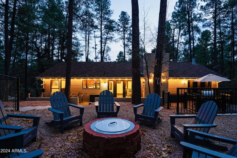 Back yard area