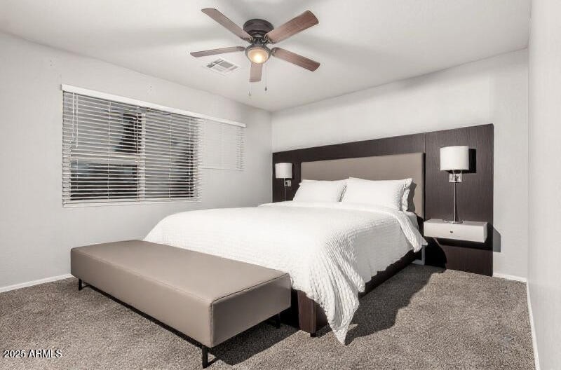 Virtually Staged Bedroom