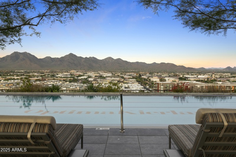 Sky Deck Pool Lounge Area with Views