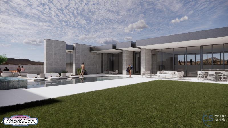 Pima 41 - Pool Elevation Rendering