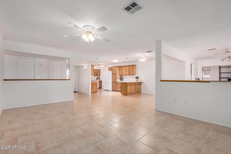 Great Room into Kitchen