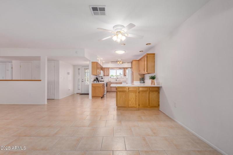 Dining into Kitchen
