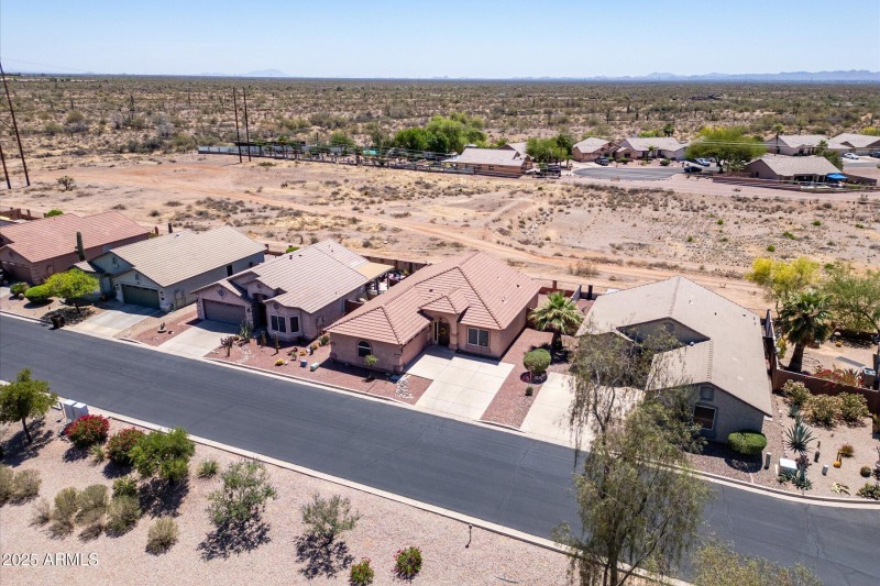 Open space behind home