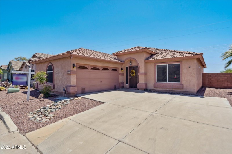 Large driveway