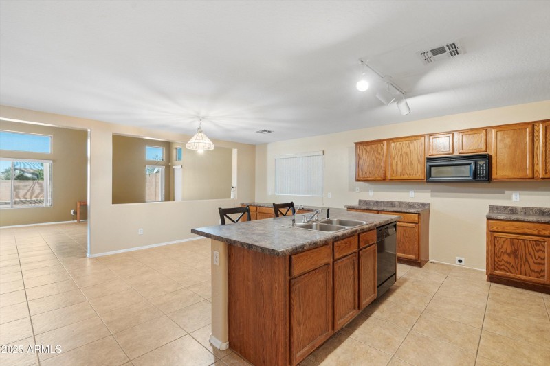 15-Kitchen and Dining to Family Room