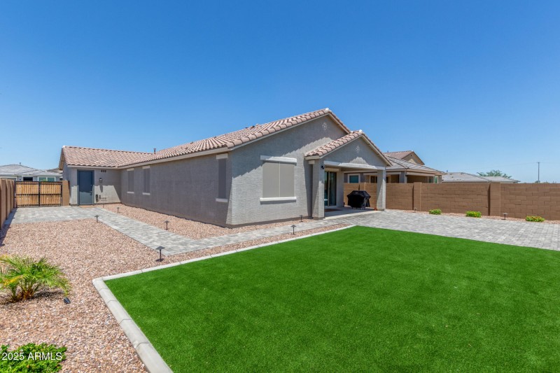 Backyard with Landscaping