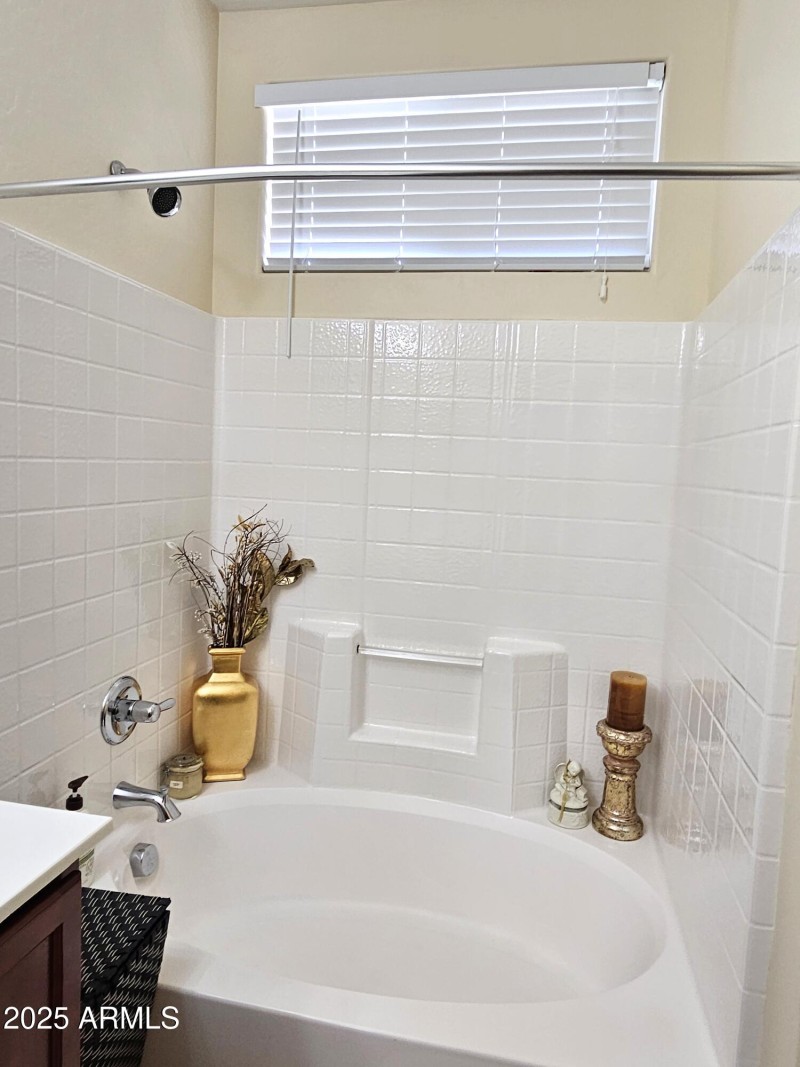 Garden soaking tub.