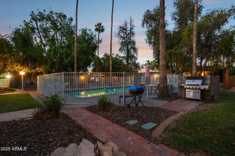 Community at twilight