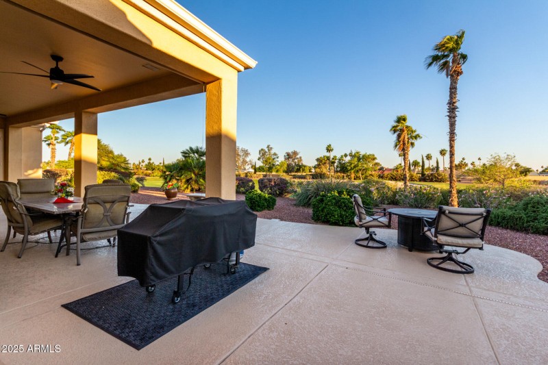 Back Patio in Daylight