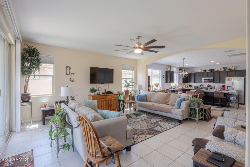 GREAT ROOM WITH MANY WINDOWS