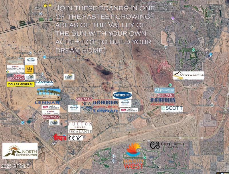 NW Surprise Aerial with Logos