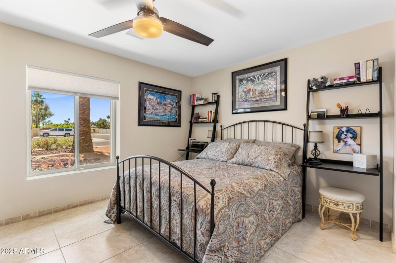 Bedroom 2 w Tile Floor