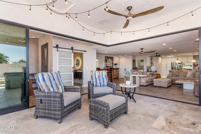 Covered Patio Extends Living Space