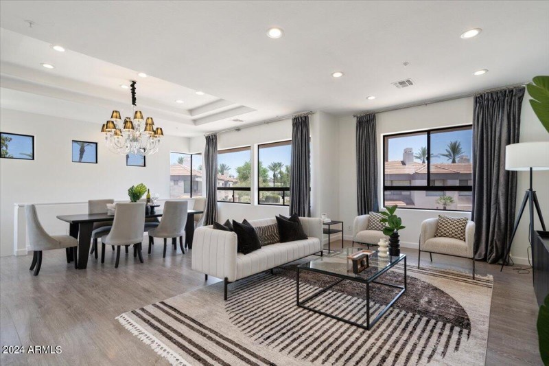 Staged Living Area