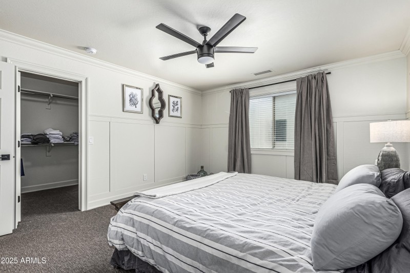 2nd floor bedroom 1 with walk in closet_