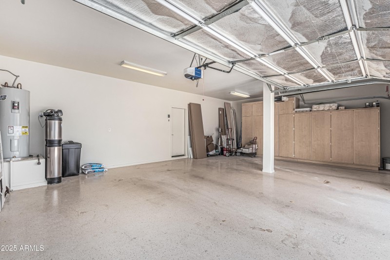 3 car garage with additional storage & c