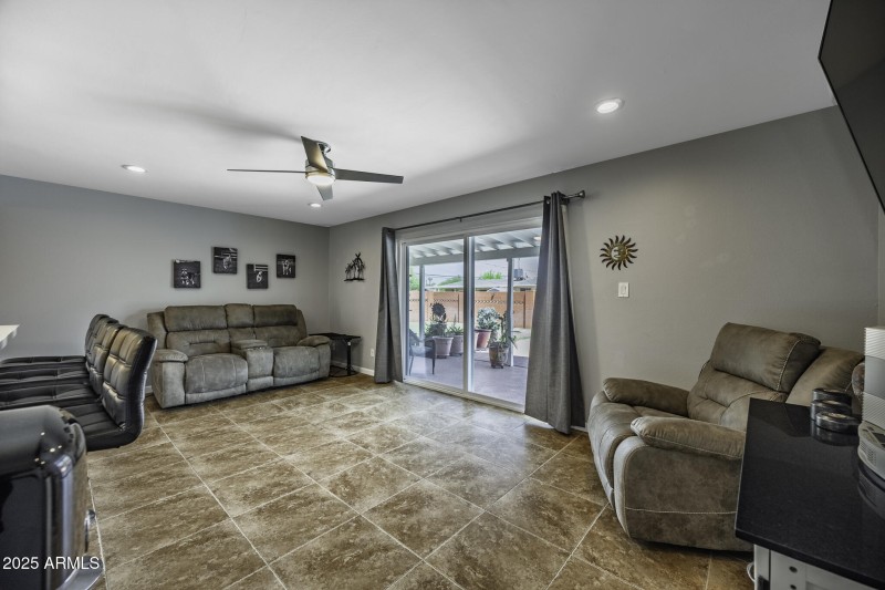 Family room to patio