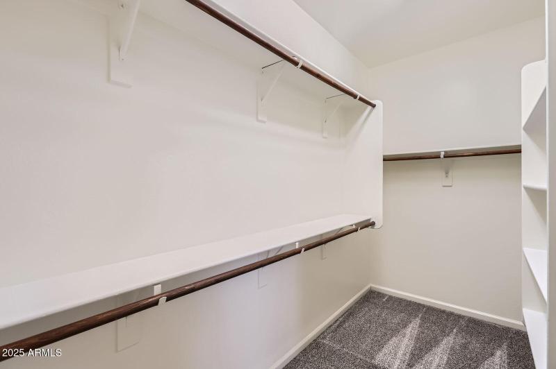 Primary walk in closet