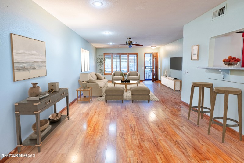 Great Room Virtually Staged