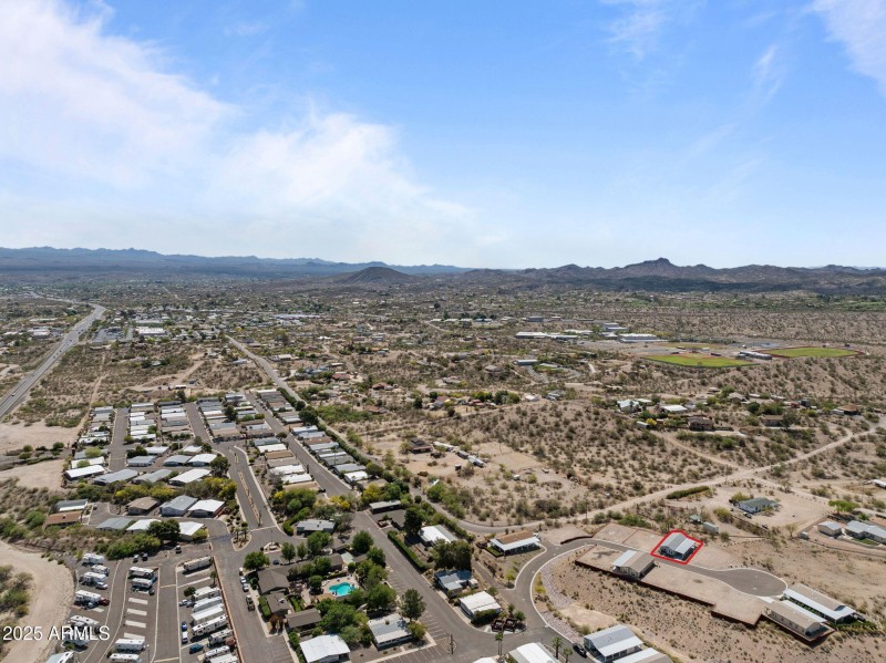 Aerial with Pool