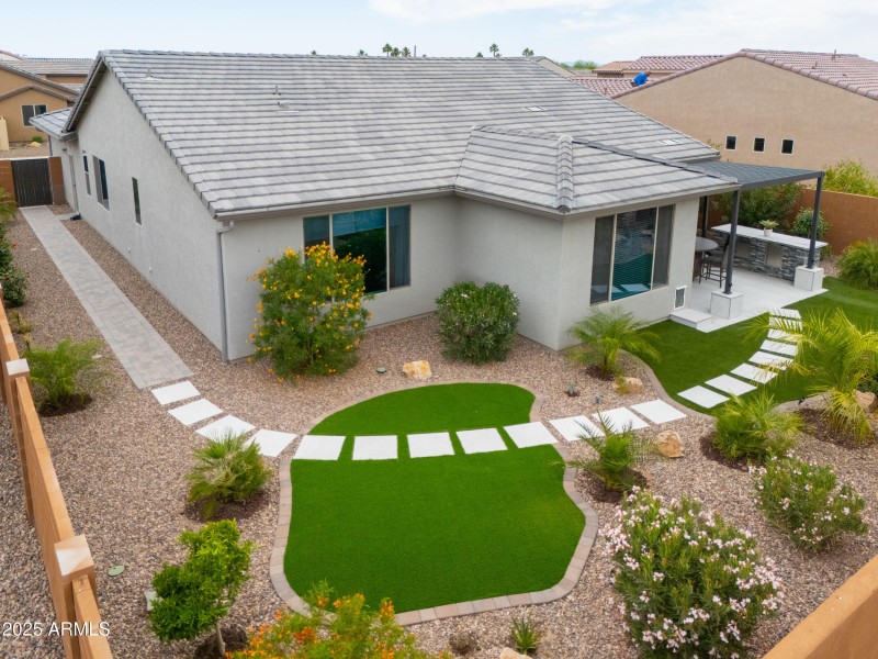 Beautiful backyard