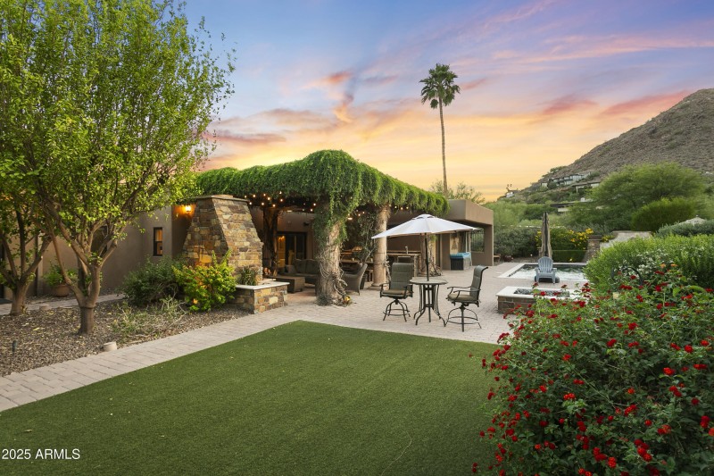 Back patio