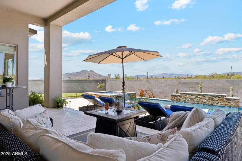 Covered patio