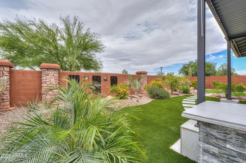 New landscaping