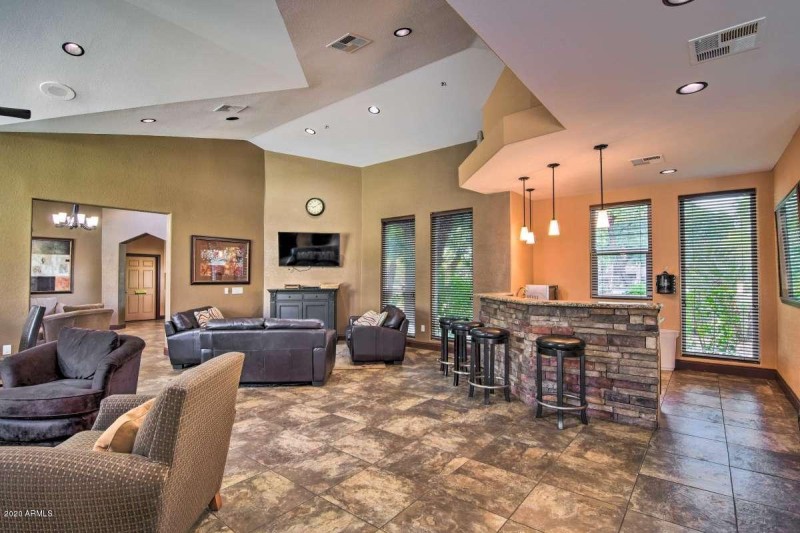 Community Clubhouse Bar Area