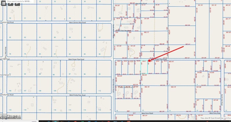 organ pipe parcel map