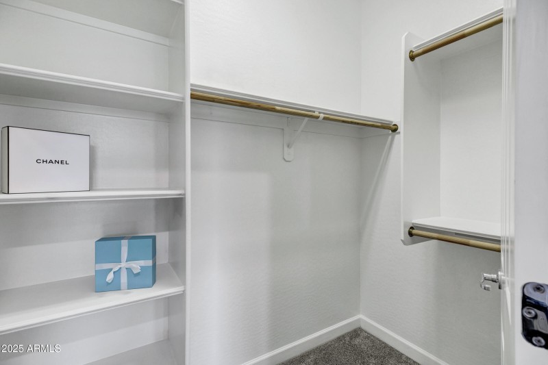 Primary walk in closet