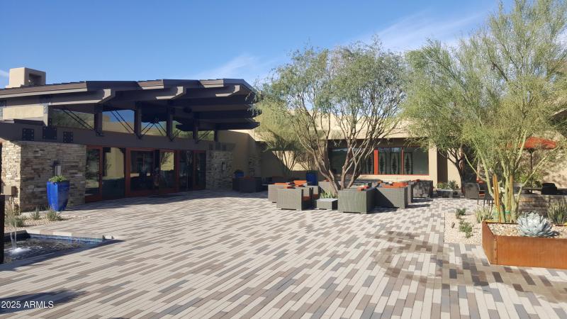 Sonoran Clubhouse entry courtyard