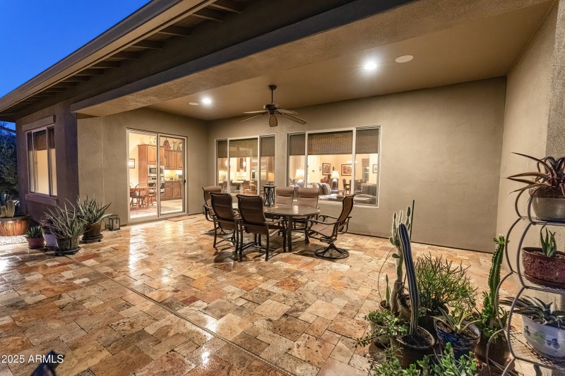 Covered patio