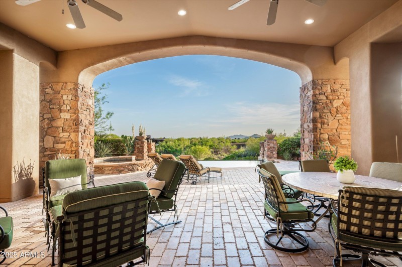 Covered patio
