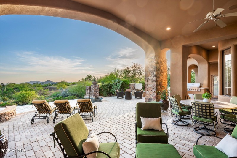 Covered patio