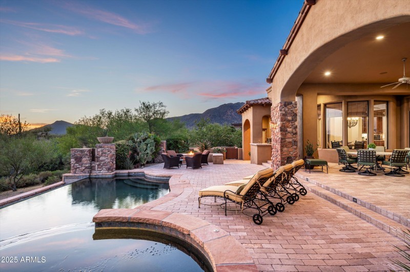 Sunset patio