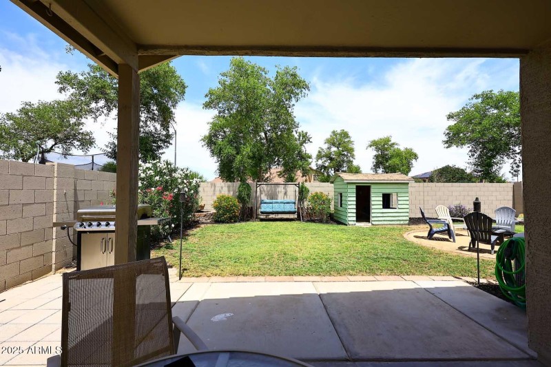 Covered Patio-View