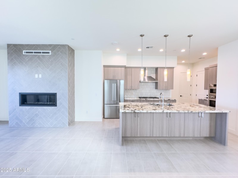 Kitchen & Living Room
