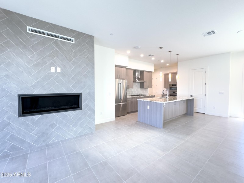 Kitchen & Living Room