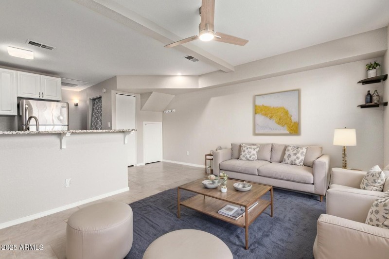 Virtually Staged Living 1