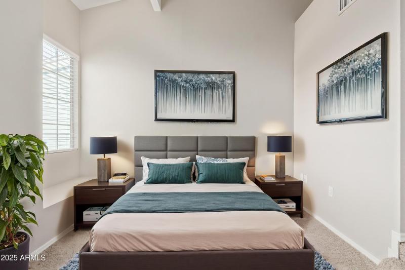 Virtually Staged Primary Bedroom