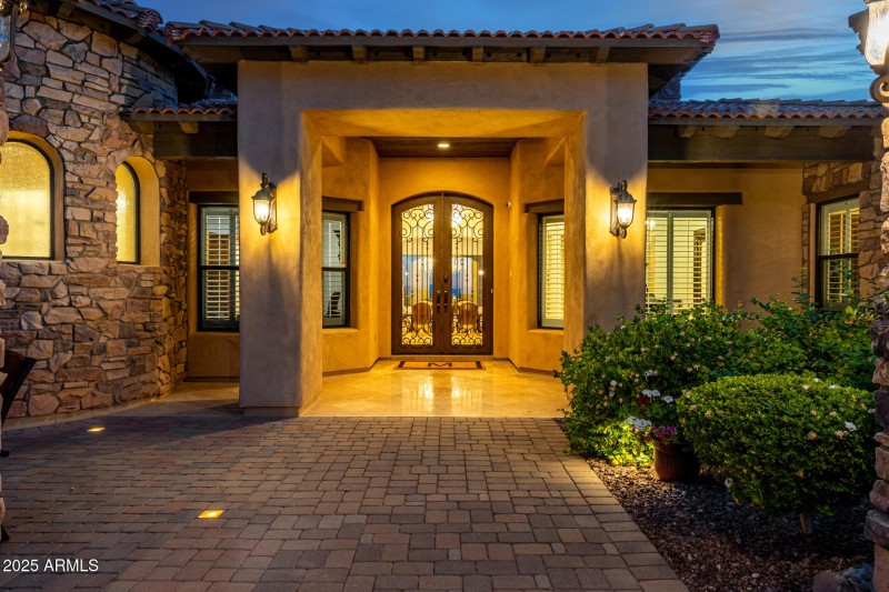 Custom Iron Front Door