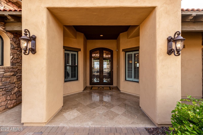 Flooring Extended Into Outside Foyer